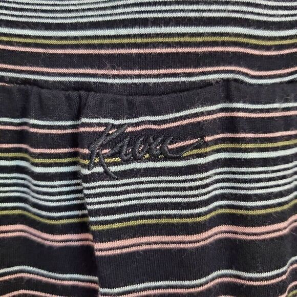 NEW Kavu Veda Striped Pencil Skirt Womens Size XS Wrap Midi Length Stretch Rayon - Picture 7 of 8